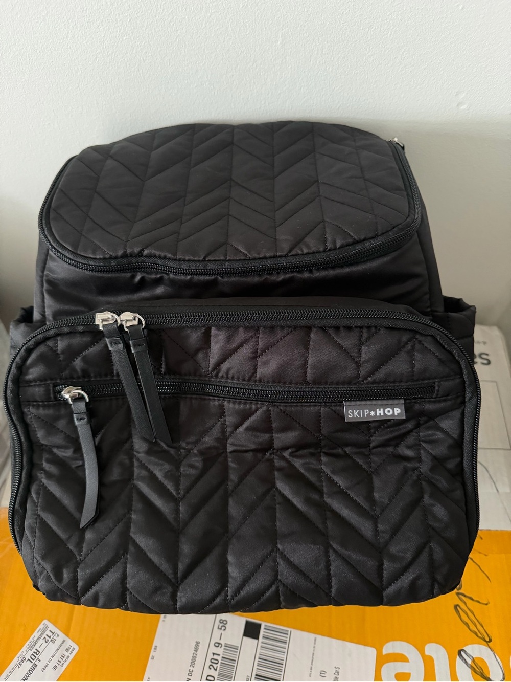 Skip Hop Black Diaper Bag